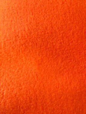 2025 JoAnn Orange Color Anti Pill Fleece Fabric: 40" x 59"